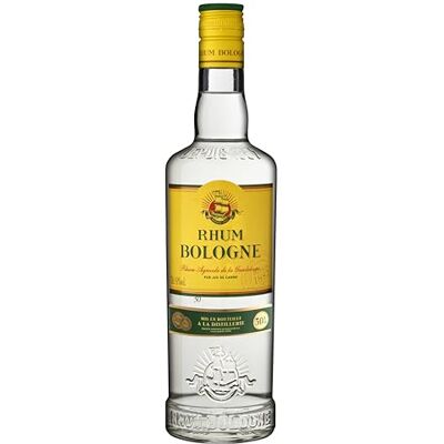 Bologne Rhum Agricole Blanc de la Guadeloupe Pur jus de canne 50% (1 x 0,70L) - Publicité Bologne Rhum Agricole Blanc de la Guadeloupe Pur jus de canne 50% (1 x 0,70L) - Publicité