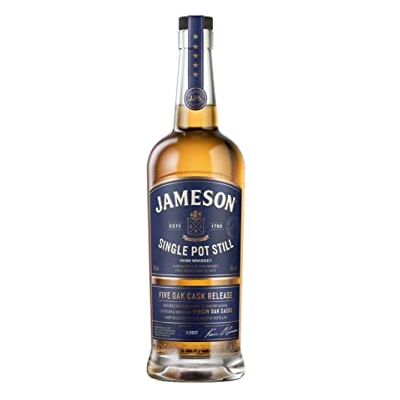 Jameson Single Pot Still Irish Whiskey Five Oak Cask Release 46% Vol. 0,7l - Publicité Jameson Single Pot Still Irish Whiskey Five Oak Cask Release 46% Vol. 0,7l - Publicité
