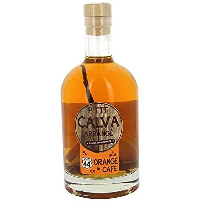Par Faim de Normandie P'tit Calva Calvados arrangé à l'orange et café 50cl 24% Made in Calvados - Publicité Par Faim de Normandie P'tit Calva Calvados arrangé à l'orange et café 50cl 24% Made in Calvados - Publicité