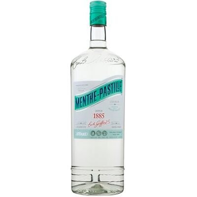 Giffard Menthe-Pastille Liqueur Recette Française Fraîche et Désaltérante 1,5 Litre - Publicité Giffard Menthe-Pastille Liqueur Recette Française Fraîche et Désaltérante 1,5 Litre - Publicité