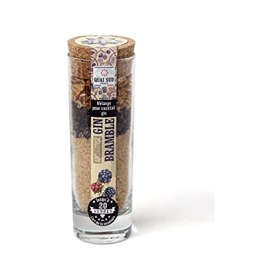 QUAI SUD Mélange Pour Cocktail Gin 110g "Bramble" Mûre - Publicité QUAI SUD Mélange Pour Cocktail Gin 110g "Bramble" Mûre - Publicité