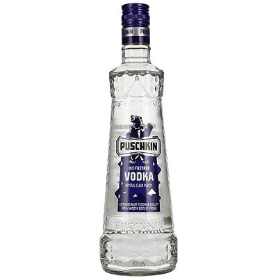 Puschkin Ice-Filtered Vodka 37 5% 700 ml - Publicité Puschkin Ice-Filtered Vodka 37 5% 700 ml - Publicité