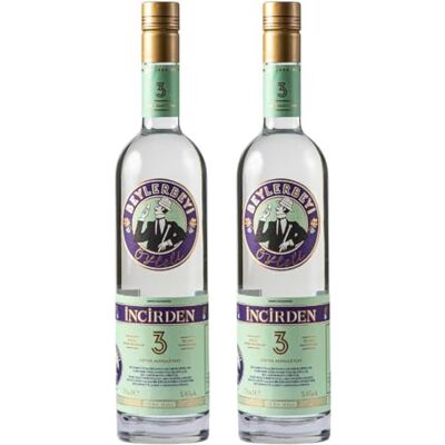 Beylerbeyi İncirden Öyleli 2 x 70cl Spiritueux Aromatisé à la Figue 100% Raisins Frais Sans Sucres Ajoutés Triple Distillation Volume d'Alcool 45% - Publicité Beylerbeyi İncirden Öyleli 2 x 70cl Spiritueux Aromatisé à la Figue 100% Raisins Frais Sans Sucres Ajoutés Triple Distillation Volume d'Alcool 45% - Publicité