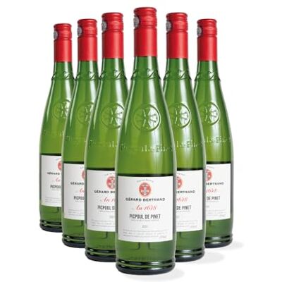 GÉRARD BERTRAND Héritage "An 1618" Picpoul de Pinet 2024 Lot 6 bouteilles 75cl - Publicité GÉRARD BERTRAND Héritage "An 1618" Picpoul de Pinet 2024 Lot 6 bouteilles 75cl - Publicité