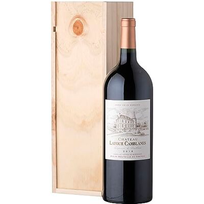 Castel Chateaux Grands Crus Coffret Cadeau Caisse Bois MAGNUM Château Latour Camblanes Seigneurie de Camblanes AOP Cadillac Côtes de Bordeaux Vin Rouge 1,5 L - Publicité Castel Chateaux Grands Crus Coffret Cadeau Caisse Bois MAGNUM Château Latour Camblanes Seigneurie de Camblanes AOP Cadillac Côtes de Bordeaux Vin Rouge 1,5 L - Publicité