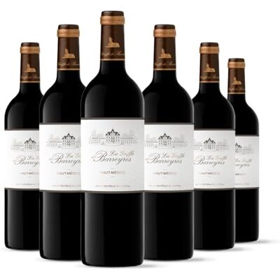 Castel Chateaux Grands Crus La Griffe de Barreyres AOP Haut Médoc Vin Rouge Terra Vitis Lot de 6 bouteilles x 75 cl 2019 - Publicité Castel Chateaux Grands Crus La Griffe de Barreyres AOP Haut Médoc Vin Rouge Terra Vitis Lot de 6 bouteilles x 75 cl 2019 - Publicité
