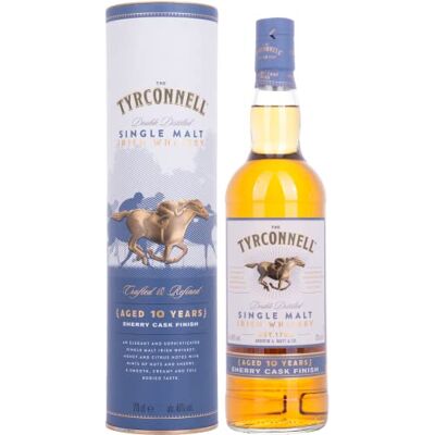 The Tyrconnell 10 Year Old Sherry Finish Irish Whisky with Gift Pack (1 x 0.7 l) - Publicité The Tyrconnell 10 Year Old Sherry Finish Irish Whisky with Gift Pack (1 x 0.7 l) - Publicité