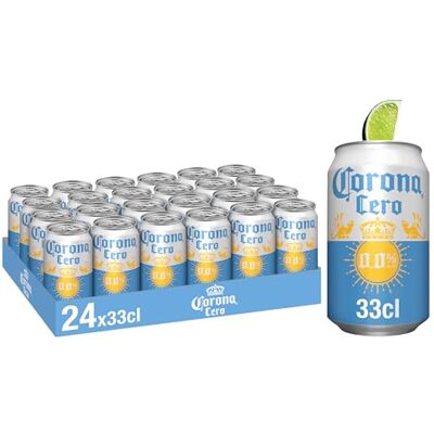 Corona 0.0 Boite 6x4x33cl - Publicité Corona 0.0 Boite 6x4x33cl - Publicité