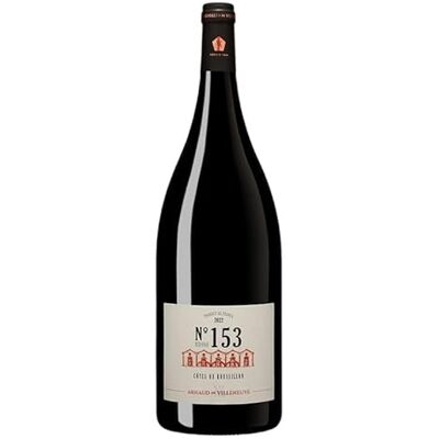 Arnaud de Villeneuve N°153 rouge 1.5L Magnum - Publicité Arnaud de Villeneuve N°153 rouge 1.5L Magnum - Publicité