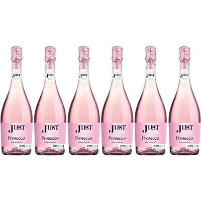 JUST Prosecco Spumante Rosé Vin rosé pétillant Extra Sec (6 x 0.75L) - Publicité JUST Prosecco Spumante Rosé Vin rosé pétillant Extra Sec (6 x 0.75L) - Publicité