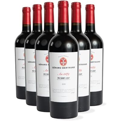 GÉRARD BERTRAND Héritage "An 1189" 2024 – Vin Rouge AOP Pic Saint Loup – 6x75cl - Publicité GÉRARD BERTRAND Héritage "An 1189" 2024 – Vin Rouge AOP Pic Saint Loup – 6x75cl - Publicité