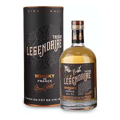 MARCEL CABELIER Légendaire Réserve Single Malt Whisky en étui cadeau, finish en fût de vin jaune du Jura, 44° alc. (1 x 0,50 L) - Publicité MARCEL CABELIER Légendaire Réserve Single Malt Whisky en étui cadeau, finish en fût de vin jaune du Jura, 44° alc. (1 x 0,50 L) - Publicité