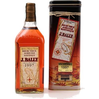 Cantemerle Rhum J. Bally Millésime 1997-70cl - Publicité Cantemerle Rhum J. Bally Millésime 1997-70cl - Publicité
