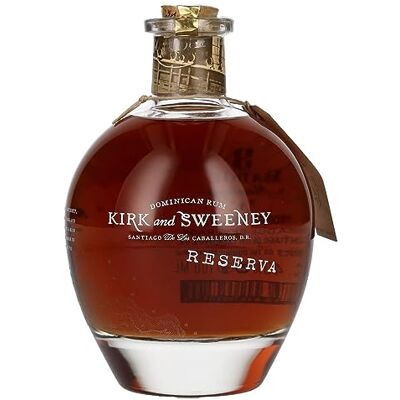 Kirk and Sweeney RESERVA Dominican Rum 40% Vol. 0,7l - Publicité Kirk and Sweeney RESERVA Dominican Rum 40% Vol. 0,7l - Publicité