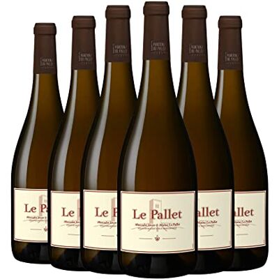 LE PALLET Loire Vin Blanc Sec AOC Muscadet S&M Cru 75cl Lot de 6 - Publicité LE PALLET Loire Vin Blanc Sec AOC Muscadet S&M Cru 75cl Lot de 6 - Publicité