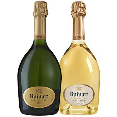 Ruinart Champagne Lot Prestige Duo R Brut Blanc de Blancs 2x75cl - Publicité Ruinart Champagne Lot Prestige Duo R Brut Blanc de Blancs 2x75cl - Publicité