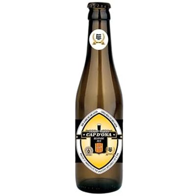 Bières Cap d'Ona Bière Cap d'Ona Blonde Bio Sans Gluten 0.25L - Publicité Bières Cap d'Ona Bière Cap d'Ona Blonde Bio Sans Gluten 0.25L - Publicité