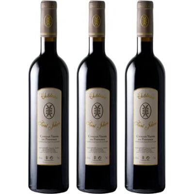 Wine And More Lot de 3 Château Saint-Julien Rouge 2019 – Élevé en fûts de chêne – 14° 3x75cL - Publicité Wine And More Lot de 3 Château Saint-Julien Rouge 2019 – Élevé en fûts de chêne – 14° 3x75cL - Publicité