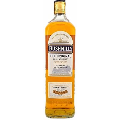 Bushmills Triple Distilled Original Irish Whiskey 40% Vol. 1l - Publicité Bushmills Triple Distilled Original Irish Whiskey 40% Vol. 1l - Publicité