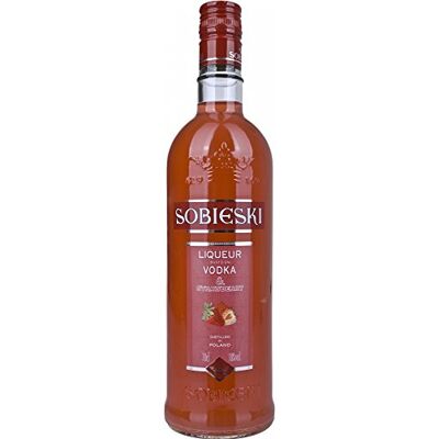 SOBIESKI Liqueur de Vodka Fraise 70 cl - Publicité SOBIESKI Liqueur de Vodka Fraise 70 cl - Publicité