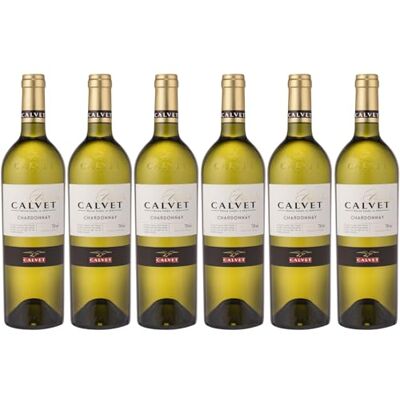 Calvet Varietals, Chardonnay, Vin Blanc fruité et aromatique (6 x 0,75L) - Publicité Calvet Varietals, Chardonnay, Vin Blanc fruité et aromatique (6 x 0,75L) - Publicité