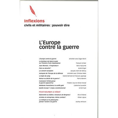 Collectif Inflexions N 33 l Europe Contre la Guerre (2016) - Publicité Collectif Inflexions N 33 l Europe Contre la Guerre (2016) - Publicité