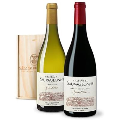 GÉRARD BERTRAND Coffret Château la Sauvageonne Grand Vin - Publicité GÉRARD BERTRAND Coffret Château la Sauvageonne Grand Vin - Publicité