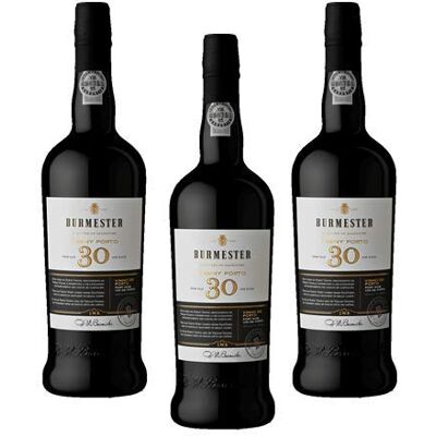 Hernö Burmester 30 Ans Vin de Porto Lot de 3 - Publicité Hernö Burmester 30 Ans Vin de Porto Lot de 3 - Publicité