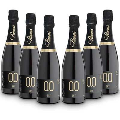 alternativa Blanc Sec Pétillant Sans Alcool 0.0% Pack de 6 Bouteilles de 750 ml Bulles Italiennes Désalcoolisé Premium Idéal pour Célébrations et Cadeaux - Publicité alternativa Blanc Sec Pétillant Sans Alcool 0.0% Pack de 6 Bouteilles de 750 ml Bulles Italiennes Désalcoolisé Premium Idéal pour Célébrations et Cadeaux - Publicité