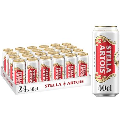 STELLA ARTOIS Boite 24x50cl - Publicité STELLA ARTOIS Boite 24x50cl - Publicité