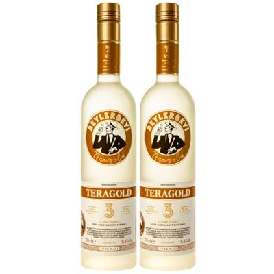 Beylerbeyi RAKI Teragold Raki 2 x 100cl Eau de Vie Turque Aromatisée à l'Anis 100% Raisins Frais Sans Sucres Ajoutés Triple Distillation Volume d'Alcool 45% - Publicité Beylerbeyi RAKI Teragold Raki 2 x 100cl Eau de Vie Turque Aromatisée à l'Anis 100% Raisins Frais Sans Sucres Ajoutés Triple Distillation Volume d'Alcool 45% - Publicité