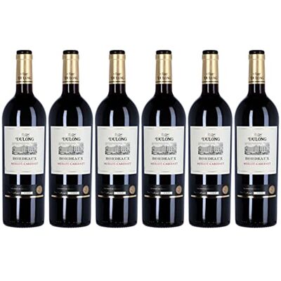 Dulong Vin Rouge de Bordeaux Merlot-Cabernet (6 x 0.75 L) - Publicité Dulong Vin Rouge de Bordeaux Merlot-Cabernet (6 x 0.75 L) - Publicité