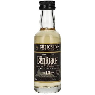 BENRIACH Speyside 10 Ans Curiositas Single Peated Malt Scotch Whisky 5 cl - Publicité BENRIACH Speyside 10 Ans Curiositas Single Peated Malt Scotch Whisky 5 cl - Publicité