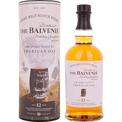 The Balvenie Balvenie Stories The Sweet Toast of American Oak 12yo Whisky 70cl 43% ABV - Publicité The Balvenie Balvenie Stories The Sweet Toast of American Oak 12yo Whisky 70cl 43% ABV - Publicité