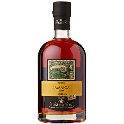 Rum Nation Jamaica 5 Years Old Pot Still Rum 50% Vol. 0,7l in Giftbox - Publicité Rum Nation Jamaica 5 Years Old Pot Still Rum 50% Vol. 0,7l in Giftbox - Publicité