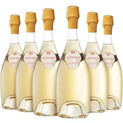 Gosset Champagne Blanc de Blancs Caisse de 6 x 75cl - Publicité Gosset Champagne Blanc de Blancs Caisse de 6 x 75cl - Publicité