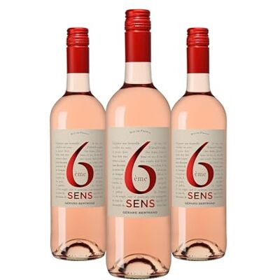 GÉRARD BERTRAND 6ème Sens Rosé Bio 2025 – Vin Rosé Sec Français Lot de 6 Bouteilles 75cl Vin Biologique Fruité et Léger du Languedoc - Publicité GÉRARD BERTRAND 6ème Sens Rosé Bio 2025 – Vin Rosé Sec Français Lot de 6 Bouteilles 75cl Vin Biologique Fruité et Léger du Languedoc - Publicité