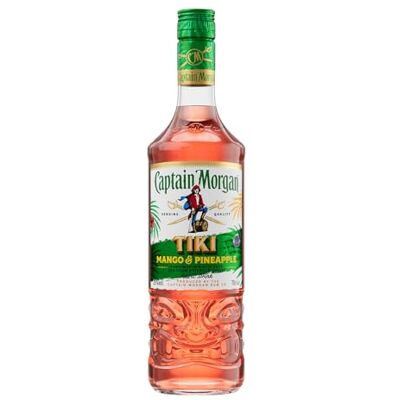 Captain Morgan Tiki Mango & Pineapple Flavour Spirit Drink 25% Vol. 0,7l - Publicité Captain Morgan Tiki Mango & Pineapple Flavour Spirit Drink 25% Vol. 0,7l - Publicité
