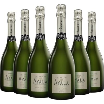 Ayala Champagne Brut Nature Zéro Dosage Caisse 6 x 75cl - Publicité Ayala Champagne Brut Nature Zéro Dosage Caisse 6 x 75cl - Publicité