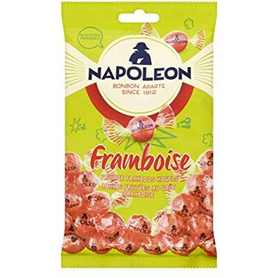 Napoleon Bonbon Framboise Boules fruitées aux framboises Poids total 200 grammes - Publicité Napoleon Bonbon Framboise Boules fruitées aux framboises Poids total 200 grammes - Publicité