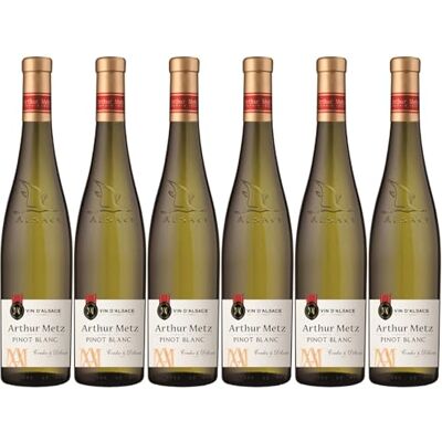 Metz Vin Blanc d'Alsace AOP Pinot Blanc (6 x 0.75 L) - Publicité Metz Vin Blanc d'Alsace AOP Pinot Blanc (6 x 0.75 L) - Publicité