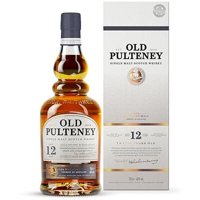PULTENEY OLD 12 ans Whisky Single Malt 40 % Alcool Origine : Écosse/Highlands Notes d'agrumes & miel A déguster pur 70 cl - Publicité PULTENEY OLD 12 ans Whisky Single Malt 40 % Alcool Origine : Écosse/Highlands Notes d'agrumes & miel A déguster pur 70 cl - Publicité