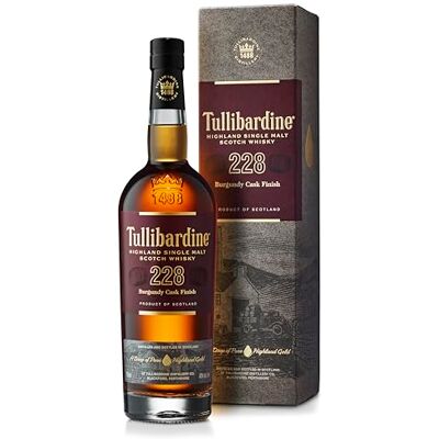 Tullibardine Coffret Cadeau 228 Burgundy Finish Whisky 700 ml - Publicité Tullibardine Coffret Cadeau 228 Burgundy Finish Whisky 700 ml - Publicité