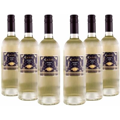 Canti Sauvignon D.o.c. Friuli, Vin Blanc Sec Italien, Goût Gras Et Invitant, Résolument Aromatique, 6x750 Ml - Publicité Canti Sauvignon D.o.c. Friuli, Vin Blanc Sec Italien, Goût Gras Et Invitant, Résolument Aromatique, 6x750 Ml - Publicité