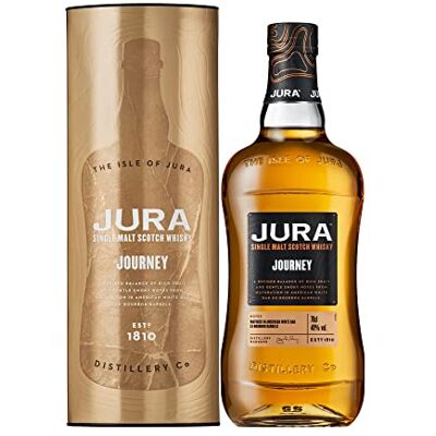 Jura Journey Whisky Single Malt Notes de Vanille & Noix de Pécan Origine : Écosse/ 40% Alcool 70 cl - Publicité Jura Journey Whisky Single Malt Notes de Vanille & Noix de Pécan Origine : Écosse/ 40% Alcool 70 cl - Publicité