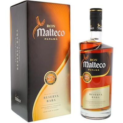 Malteco Ron 25 Años Reserva Rara 40% Vol. 0,7l in Giftbox - Publicité Malteco Ron 25 Años Reserva Rara 40% Vol. 0,7l in Giftbox - Publicité