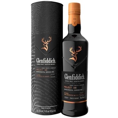 Glenfiddich PROJECT XX Experimental Series #02 Single Malt Scotch Whisky 47% Vol. 0,7l in Giftbox - Publicité Glenfiddich PROJECT XX Experimental Series #02 Single Malt Scotch Whisky 47% Vol. 0,7l in Giftbox - Publicité