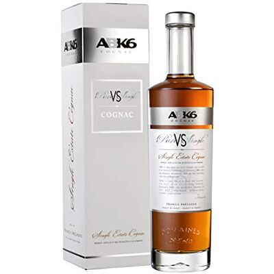ABK6 , Cognac VS Pure Single 70cl, 40% alc, Single Estate Cognac étui individuel - Publicité ABK6 , Cognac VS Pure Single 70cl, 40% alc, Single Estate Cognac étui individuel - Publicité