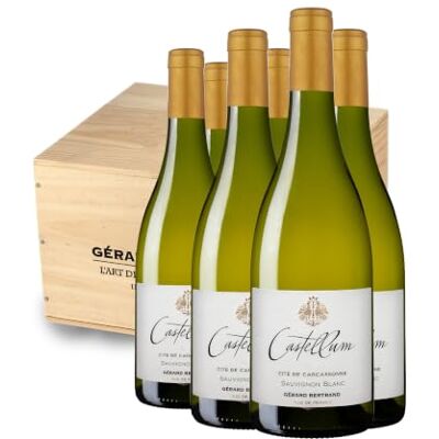 GÉRARD BERTRAND Castellum Sauvignon Blanc Cité de Carcassonne 2023 6x75cl James Suckling 90/100, bio et biodynamique (AB, Demeter), garde 8-12 ans - Publicité GÉRARD BERTRAND Castellum Sauvignon Blanc Cité de Carcassonne 2023 6x75cl James Suckling 90/100, bio et biodynamique (AB, Demeter), garde 8-12 ans - Publicité