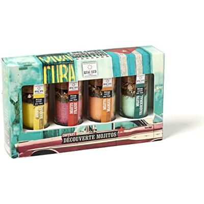 QUAI SUD Coffret cocktail découverte mojitos - Publicité QUAI SUD Coffret cocktail découverte mojitos - Publicité